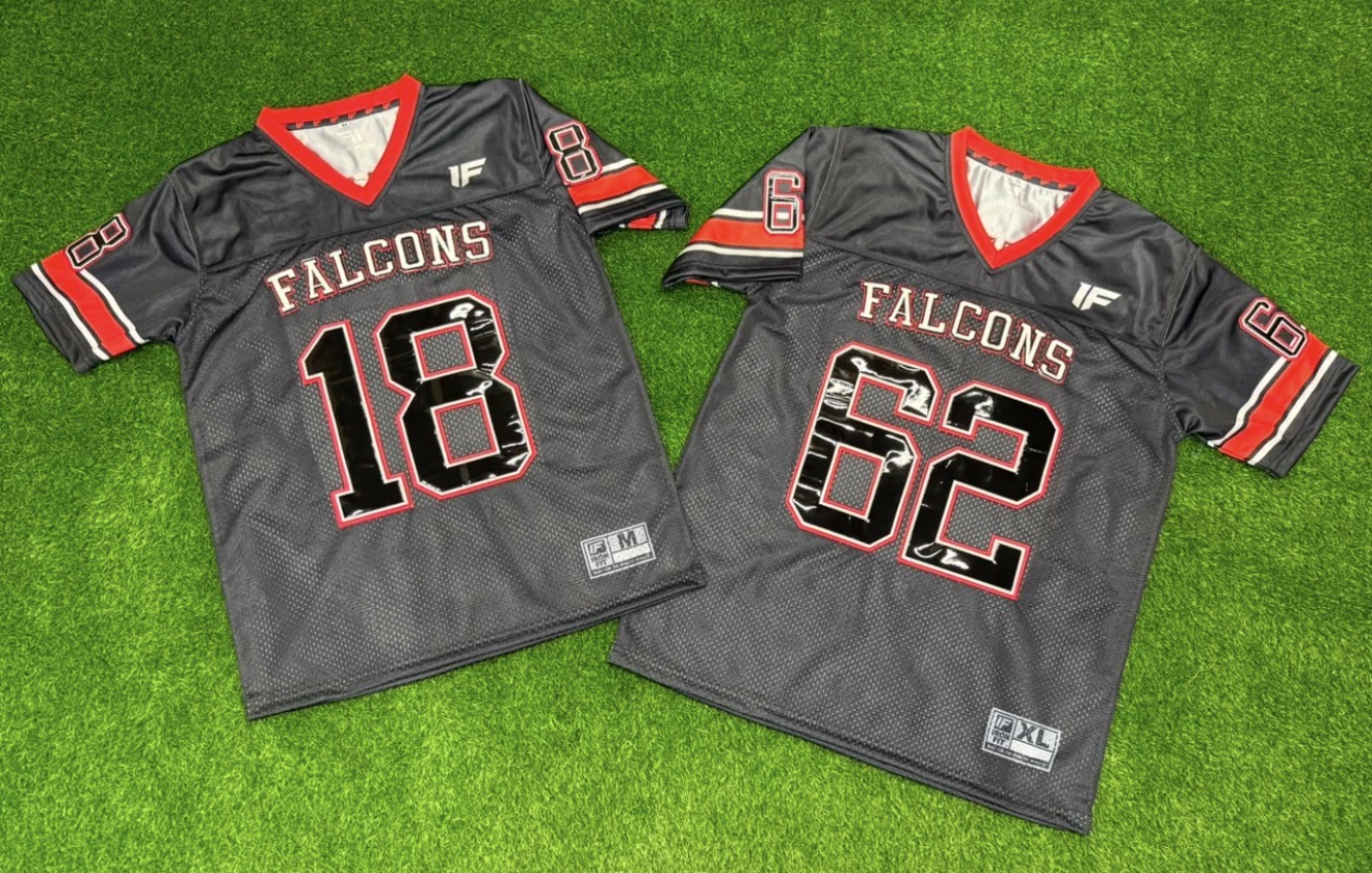 Falcons — Mesh fan jerseys, name and number