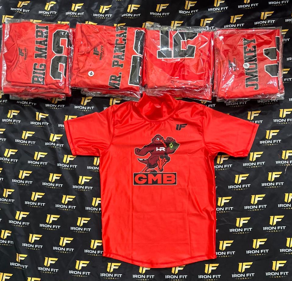 GMB — Team shooting shirts with player nicknames