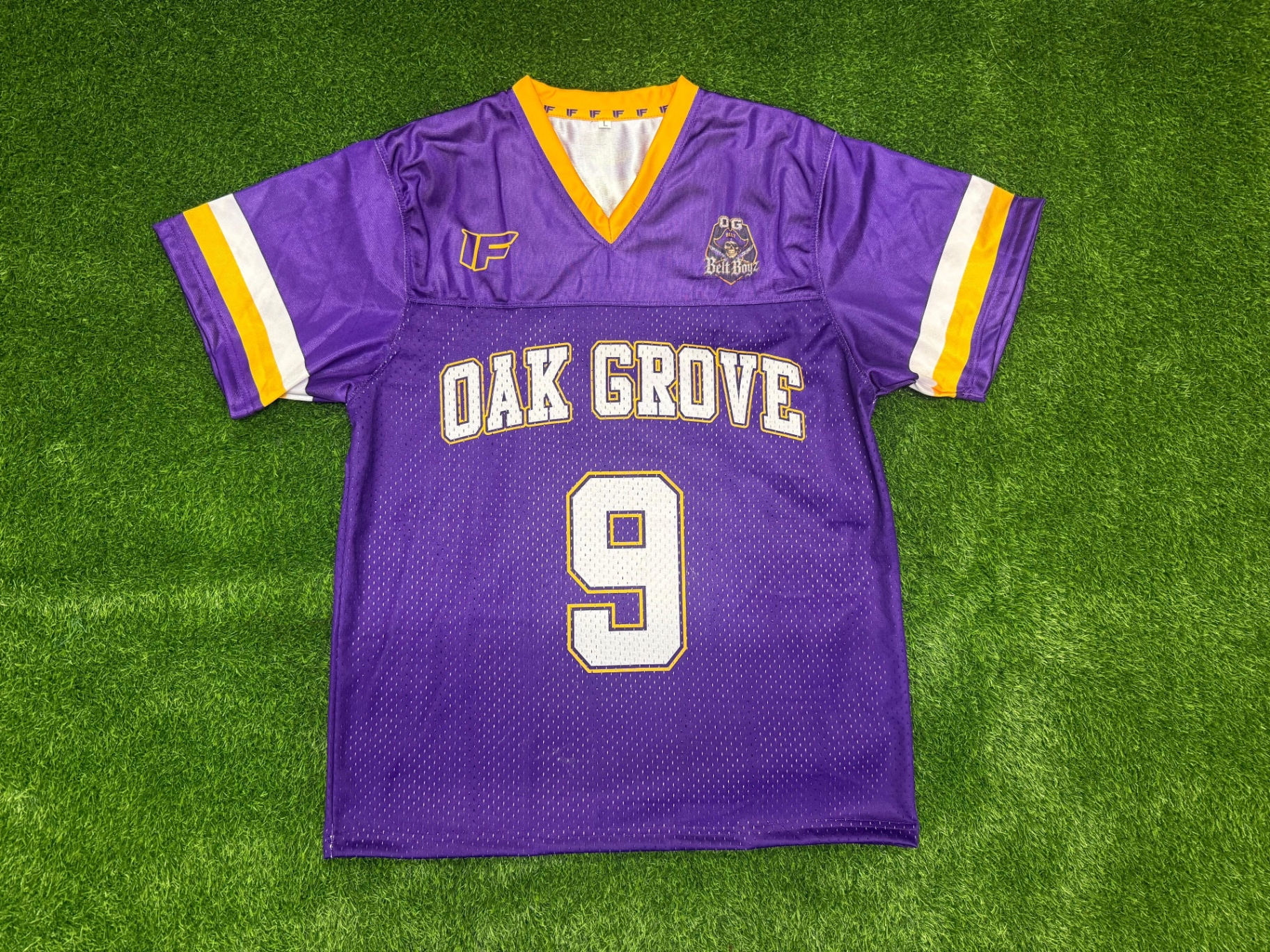 Oak Grove Belt Boyz — Custom mesh fan jersey, name and number