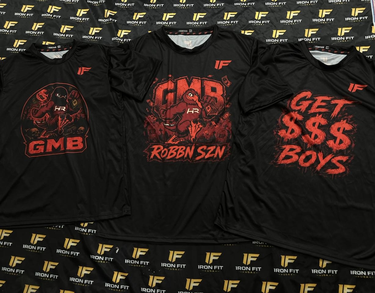 GMB / Robbn SZN — Custom graphic team shirts